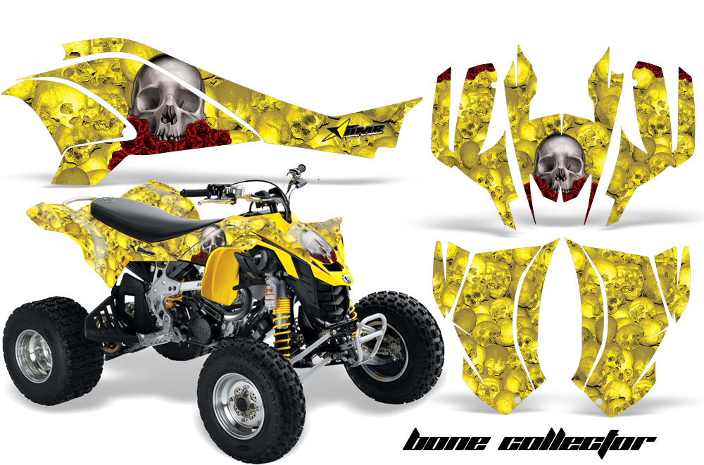 Can-Am DS450 Graphics Kit Bones Y